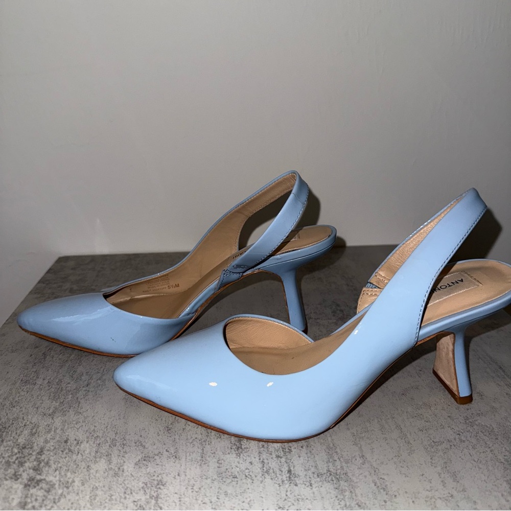 Antonio Melani Baby Blue Heels - Picture 4 of 6